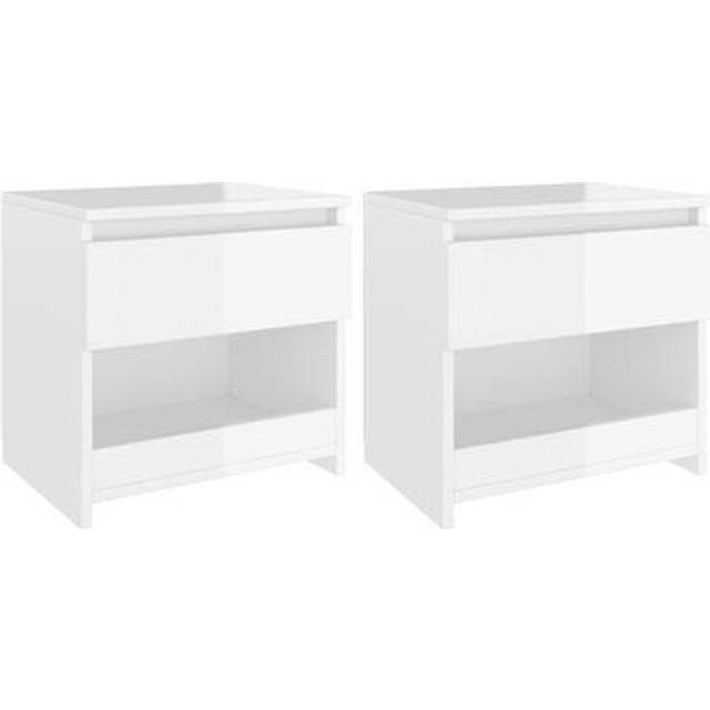 Vidaxl - Bedside Cabinets 2 pcs Sonoma Oak 40x30x39 cm Engineered Wood