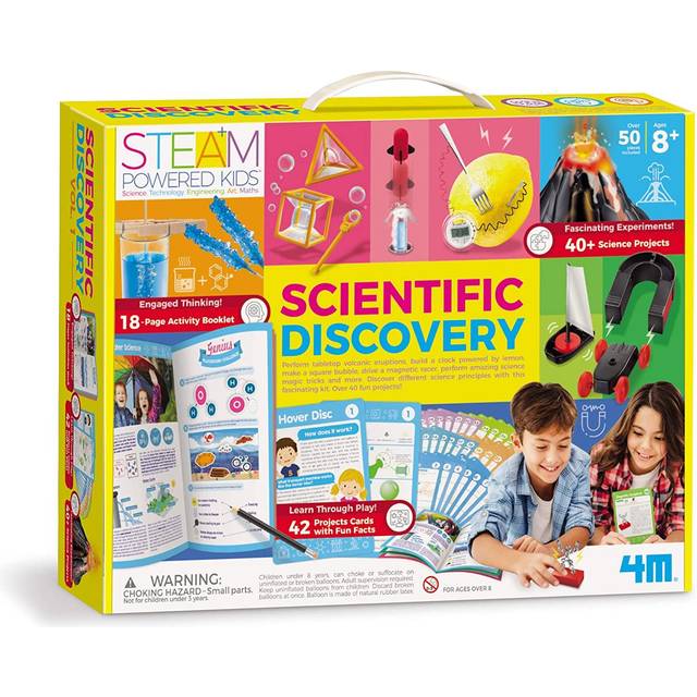 Explore Over 40 Fun STEAM Experiments with 4M Science Discovery Kit for Kids