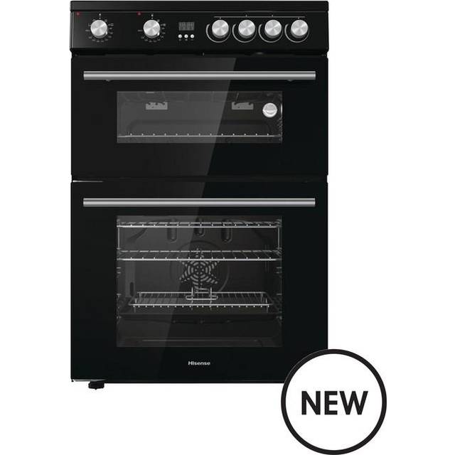 HISENSE HDE3211BBUK 60 cm Electric Ceramic Cooker - Black, Black