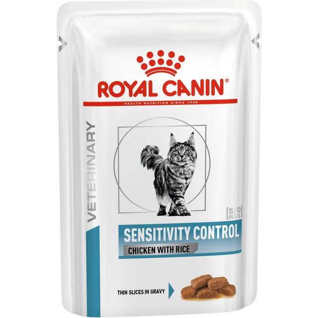Veterinary Diets Derma Sensitivity Control Chicken Pouch för katt - 12 x 85 g