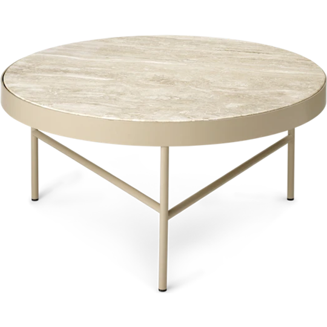 Travertine Coffee Table Cashmere Ø70,5 cm