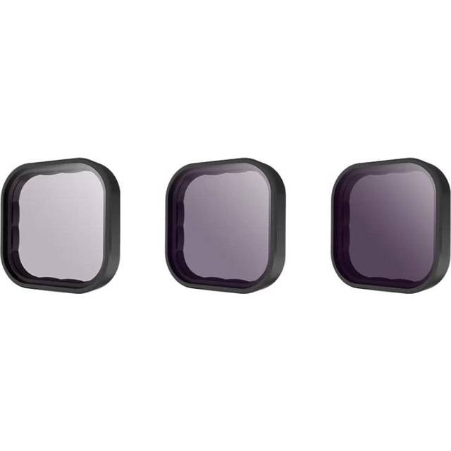 TELESIN ND8 ND16 ND32 CPL Lens Filter Set Aluminium Alloy Frame for GoPro 12  Hero 12 11 11 9 Black - ND8 16 32