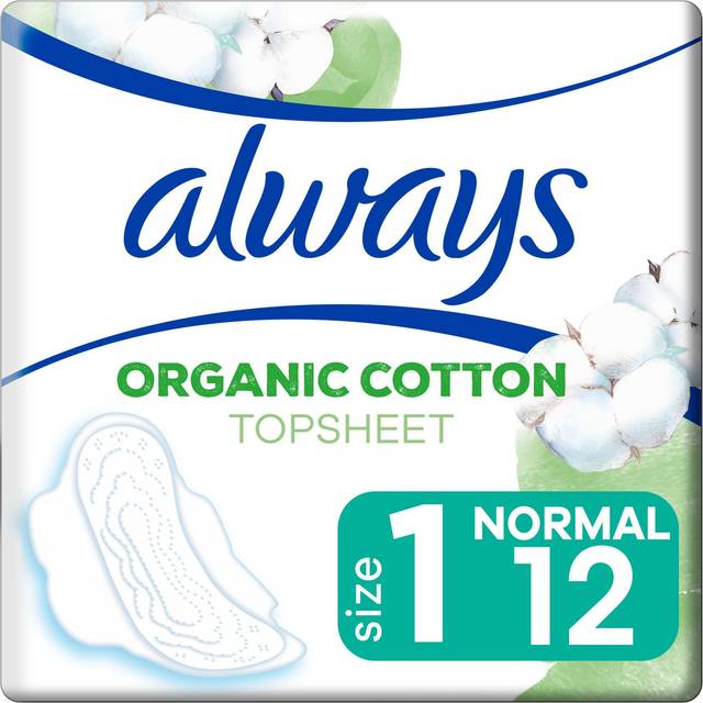 Always Cotton Normal Pads 12 st