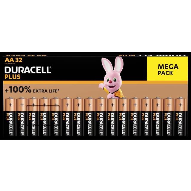 Duracell Plus-AA BP32 Batteri AA (R6) Alkaliskt 1.5 V 32 st