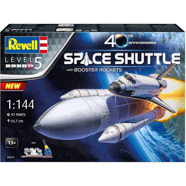 1/144 Gift Set Space Shuttle & Boosters 40th Anniversary Revell 05674