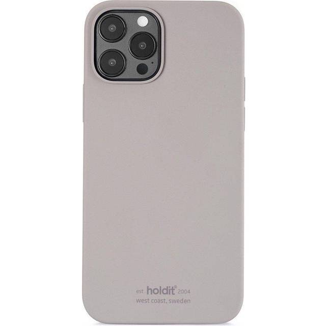 Holdit Silicone iPhone 13 Pro fodral (rosa)