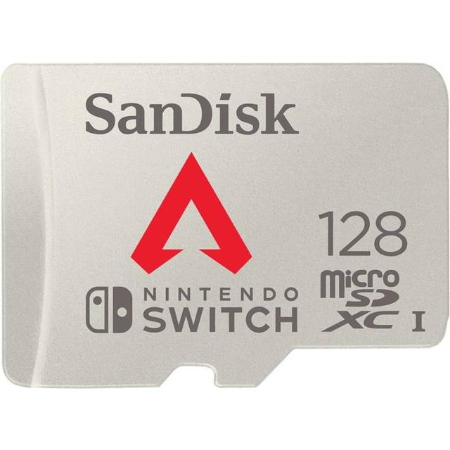 Nintendo switch memory card sandisk 128gb micro sd xc c10 uk apex legends dlc