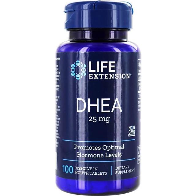 Life Extension - DHEA 25 mg - Dissolve-in-mouth tablets - 100 Tablets