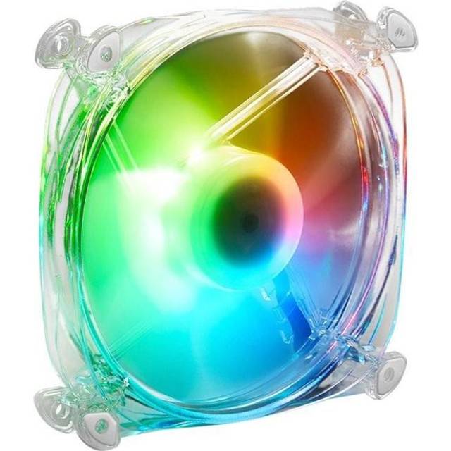 Sharkoon Shark Disc Computerkabinet Ventilator 12 cm Transparent 1 stk, Sag fan, gennemsigtig 4044951032372