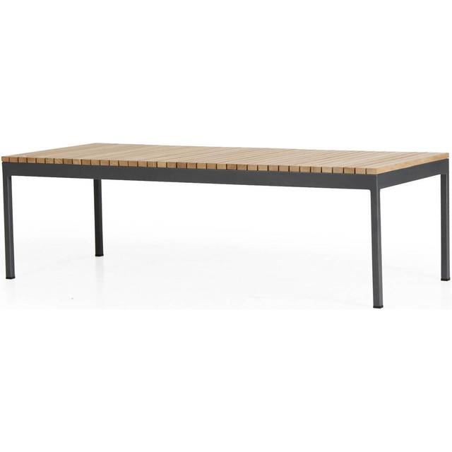 Brafab Zalongo soffbord Grå med teaktopp 150 x 60 cm
