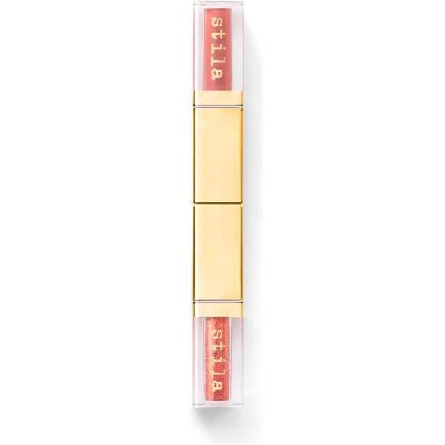 Stila Double Dip Suede Shade Glitter & Glow Eyeshadow - Hot Tamale