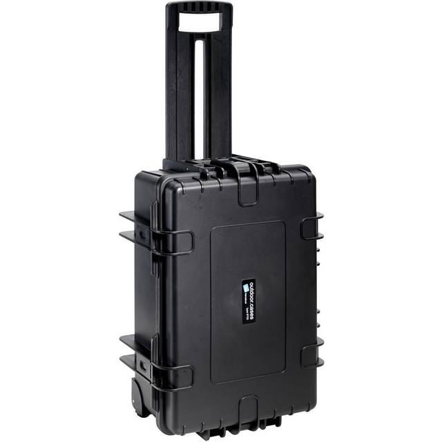 B&W Transportkoffer Outdoor - Typ 6700 Schwarz - wasserdicht nach IP67 Zertifizierung, staubdicht, bruchsicher und unverwüstlich