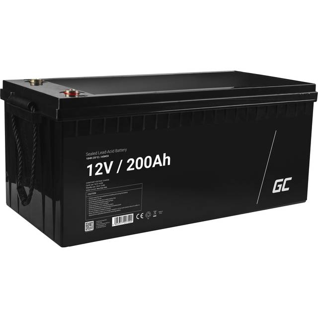 AGM Battery Lead Acid 12V 200Ah Maintenance Free Green Cell for Maintenance Free Green Cell for electric motor and dinghy