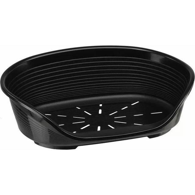 Ferplast Siesta Deluxe hundkorg svart - Stl 8: L 82 x B 59,5 x H 25 cm - Svart