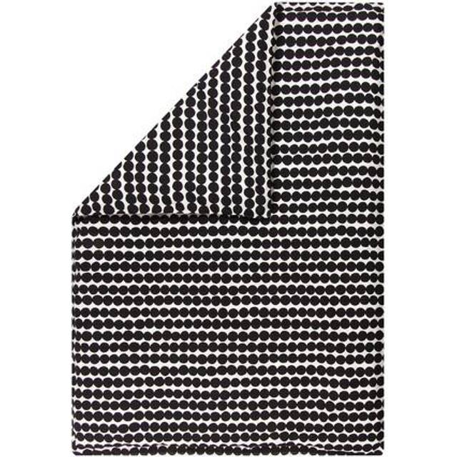Marimekko - Räsymatto Påslakan Vit / 240x220 Cm - Svart