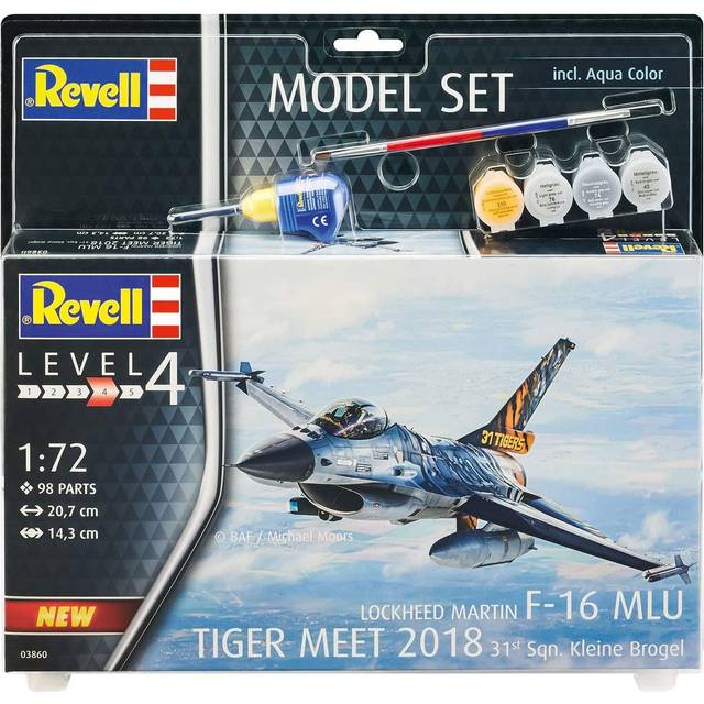 Revell Model Set - F-16 mlu 31 Sqn. Klein-Brogel 1:72