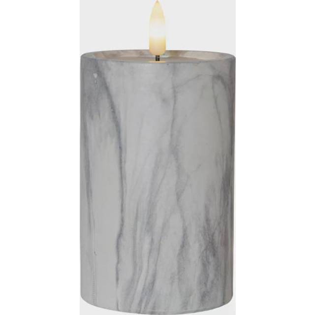 Star Trading LED Blockljus Flamme Marble (15cm)
