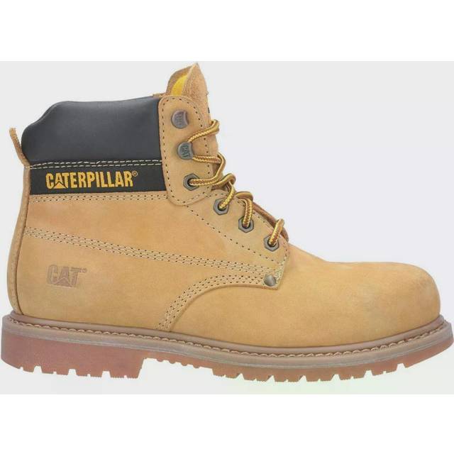 Caterpillar Mens Powerplant S3 Leather Safety Boots