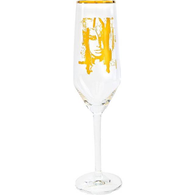 Wild Woman Gold Champagneglas, 30cl - Carolina Gynning