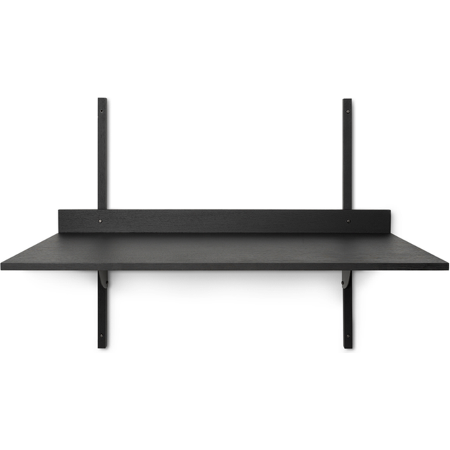 Sector Desk 87x45 cm, Oak/Black Brass