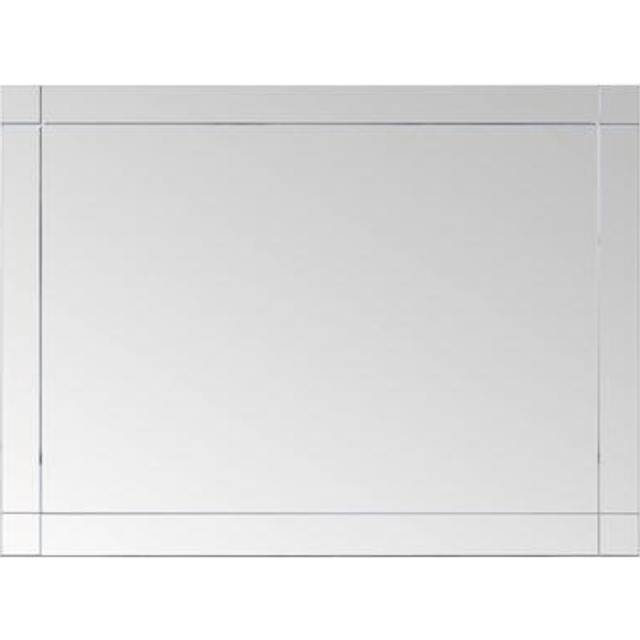 vidaXL Wall Mirror 60x40 cm Rectangular Glass - Silver