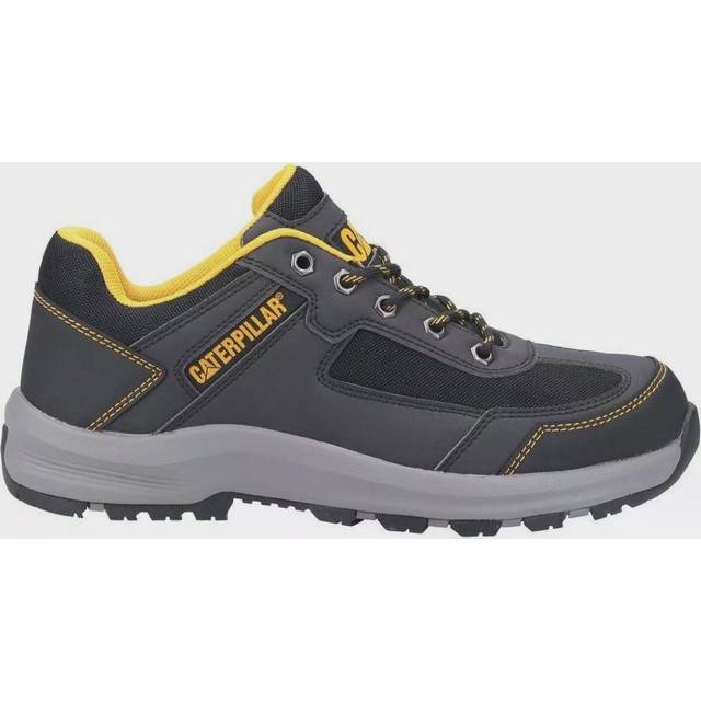 (10 UK, Grey/Black) Caterpillar Mens Elmore Safety Trainers