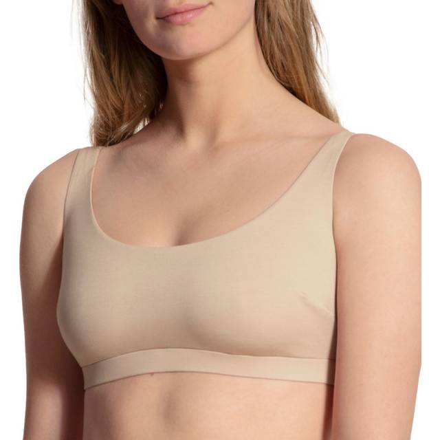 Calida Natural Skin Soft Bra - Beige - Large * Kampanj *