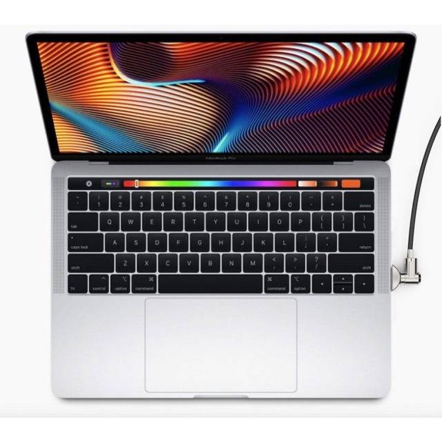 Compulocks Ledge Lock Adapter for MacBook Pro 16" (2019) with Combination Cable Lock - Adapter för säkerhetslåsurtag - silver - med kombinerat kabellås - för Apple MacBook Pro 16" (Late 2019)