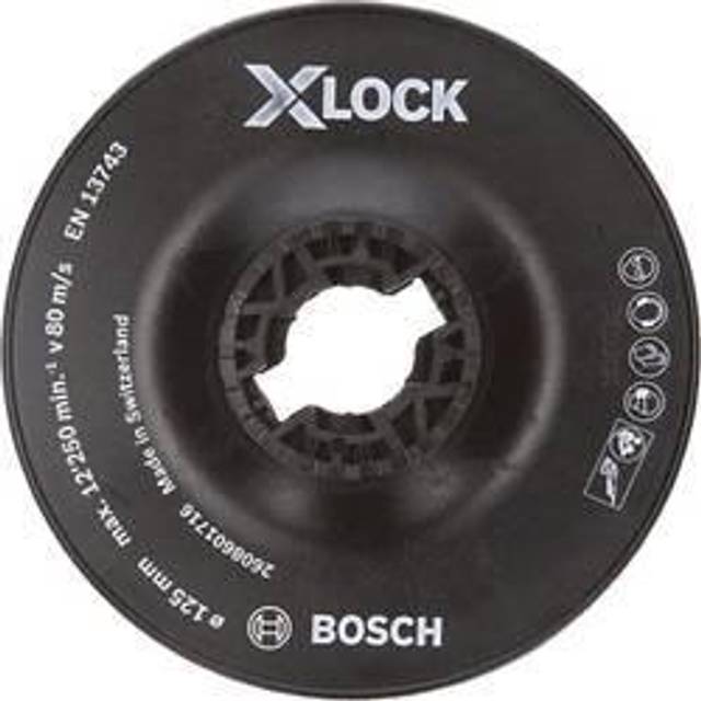 Bosch X-Lock Backing Pad 125MM Hard
