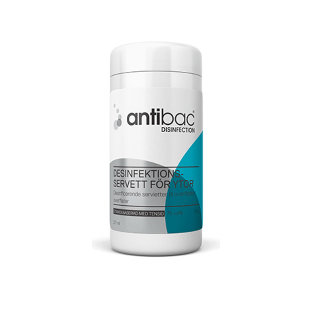 Desinfektionsservett Antibac ytor 70st
