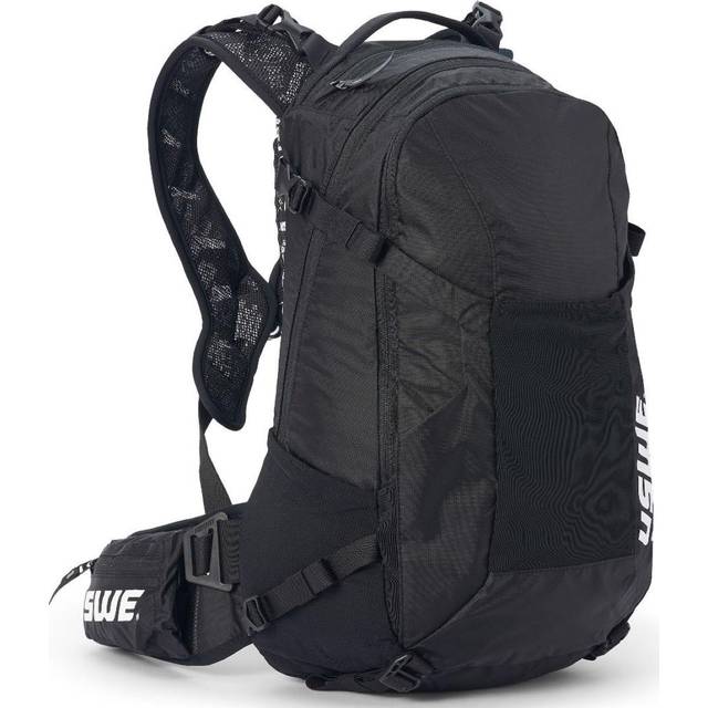 USWE Shred - Ryggsäck, en High End Daypack för MTB, E-MTB, mountainbike, Kolsvart,