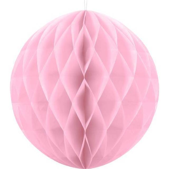 Wabenball aus Seidenpapier in rosa, Ø 20cm