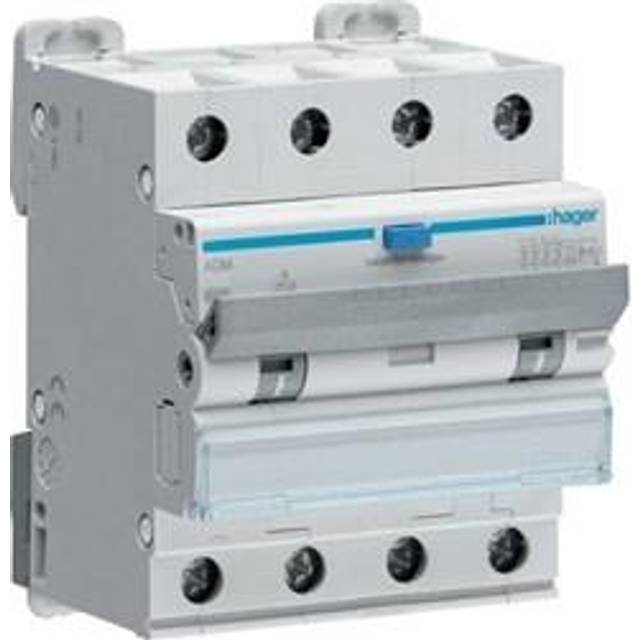 Hager personskyddsbrytare 4-polig 30mA (10A C 30mA)