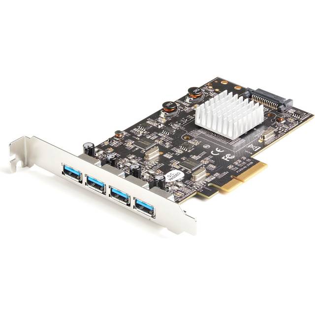 StarTech.com 4-Port USB PCIe Card - 10Gbps USB 3.1/3.2 Gen 2 Type-A