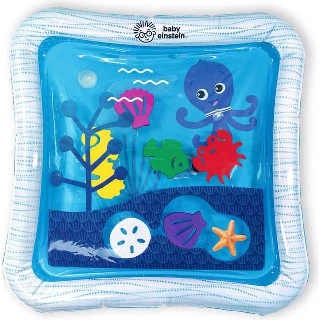 Baby Einstein Opus the Octopus Ocean of Discovery Tummy Time Water Mat, Blue/Multi