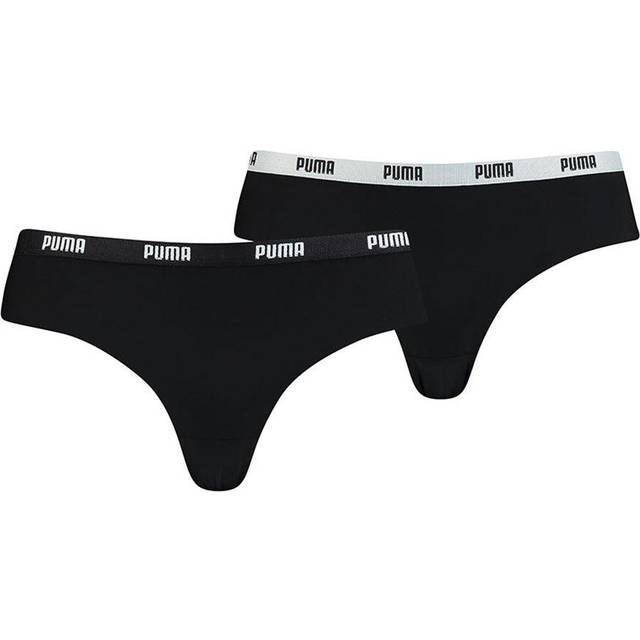 Puma 2-pack Women Microfiber Brazilian - Black - X-Large * Kampanj *