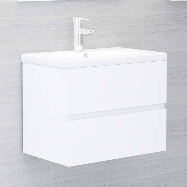 Vidaxl - Sink Cabinet White 60x38.5x45 cm Engineered Wood