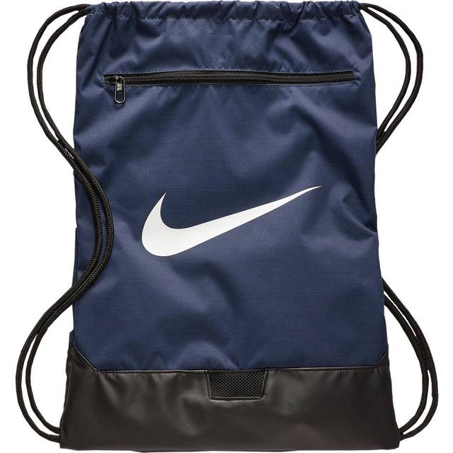 Nike Brasilia Training Gymsack  Drawstring Backpack with Zipper Pocket