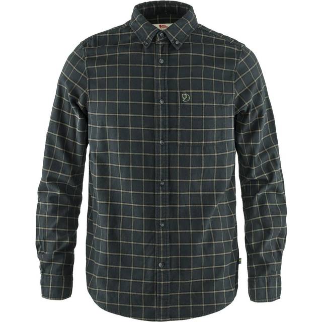 Fjällräven Övik Flannel Shirt Skjorta Herr Storlek XXL Färg svart/grå
