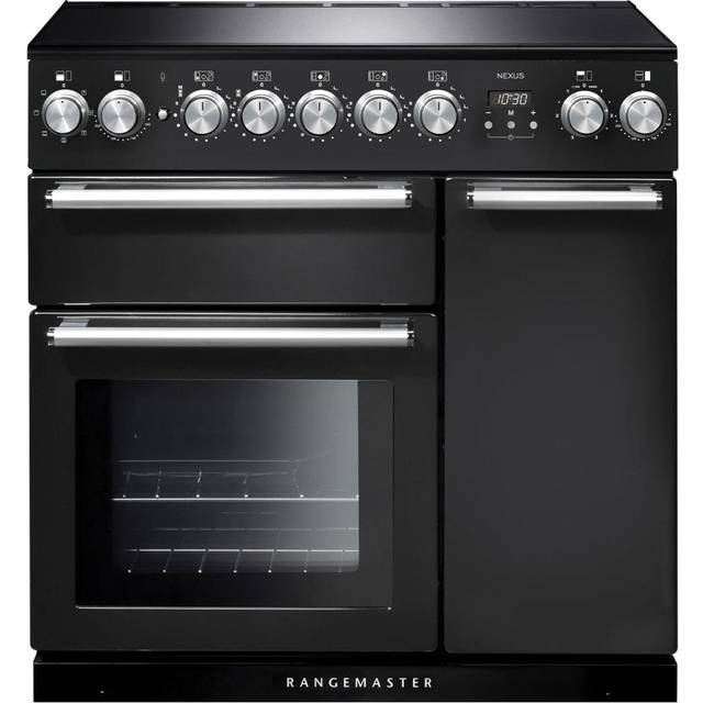 Rangemaster NEX90EICB/C Nexus 90cm Induction Range Cooker 125660 - CHARCOAL BLACK