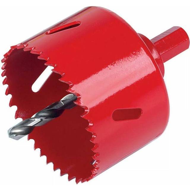 wolfcraft Hole Saw Drill Bit Cutting Cutter Round 68mm with Hex Shank 5474000