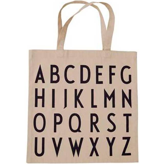 Design Letters Tote Bag ABC Beige
