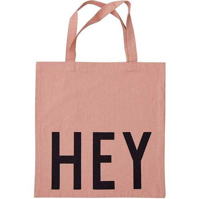 Design Letters Tygkasse - Hey - Rosa - Design Letters - One Size - Väska