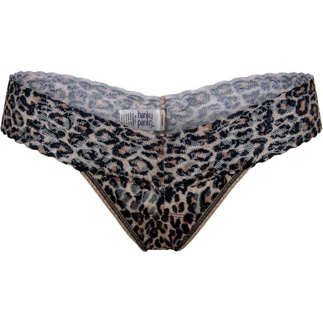 Hanky Panky Low Rise Thong Leopard - Leopard - One Size