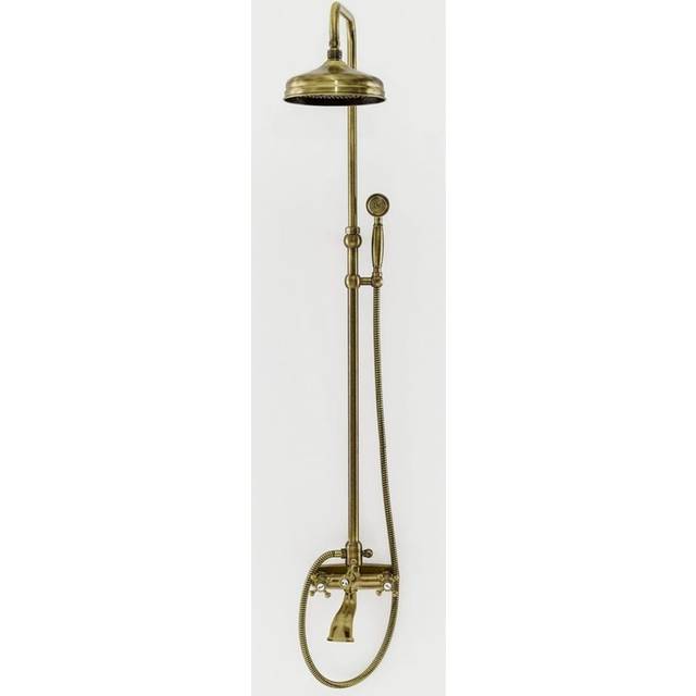 Takduschset Duschbyggarna Lady med Badkarsblandare 150 cc Brons