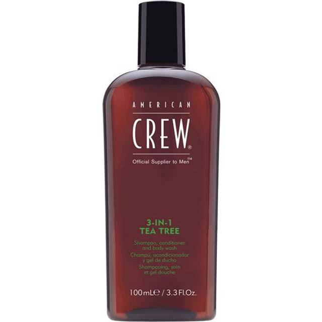 American Crew 3-in-1 Tea Tree Shampoo, Conditioner & Body Wash 100ml