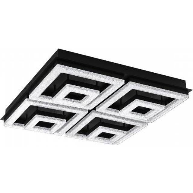 Eglo - Fradelo Integrated led Semi Flush Light Black