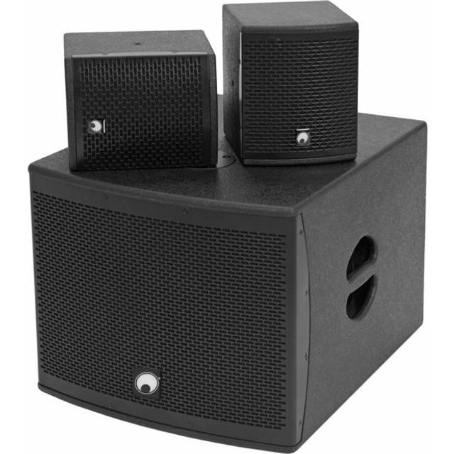 Omnitronic Molly-12A PA-högtalare Aktiv Set inkl. subwoofer, Bluetooth