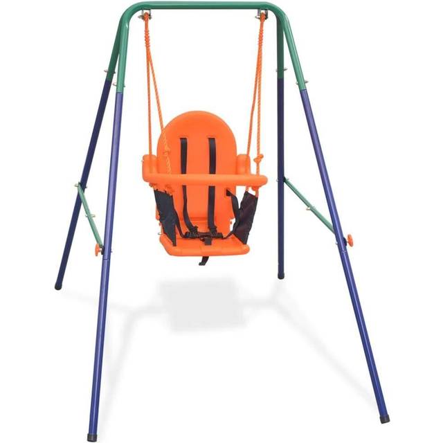 Barngunga set med säkerhetsbälte orange