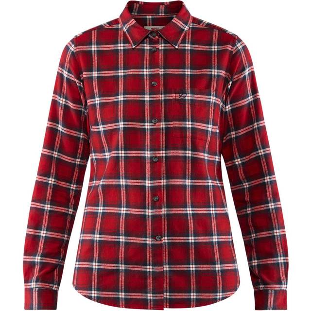 FJALLRAVEN Övik Flannel Shirt W Långärmad T-shirt, Dam
